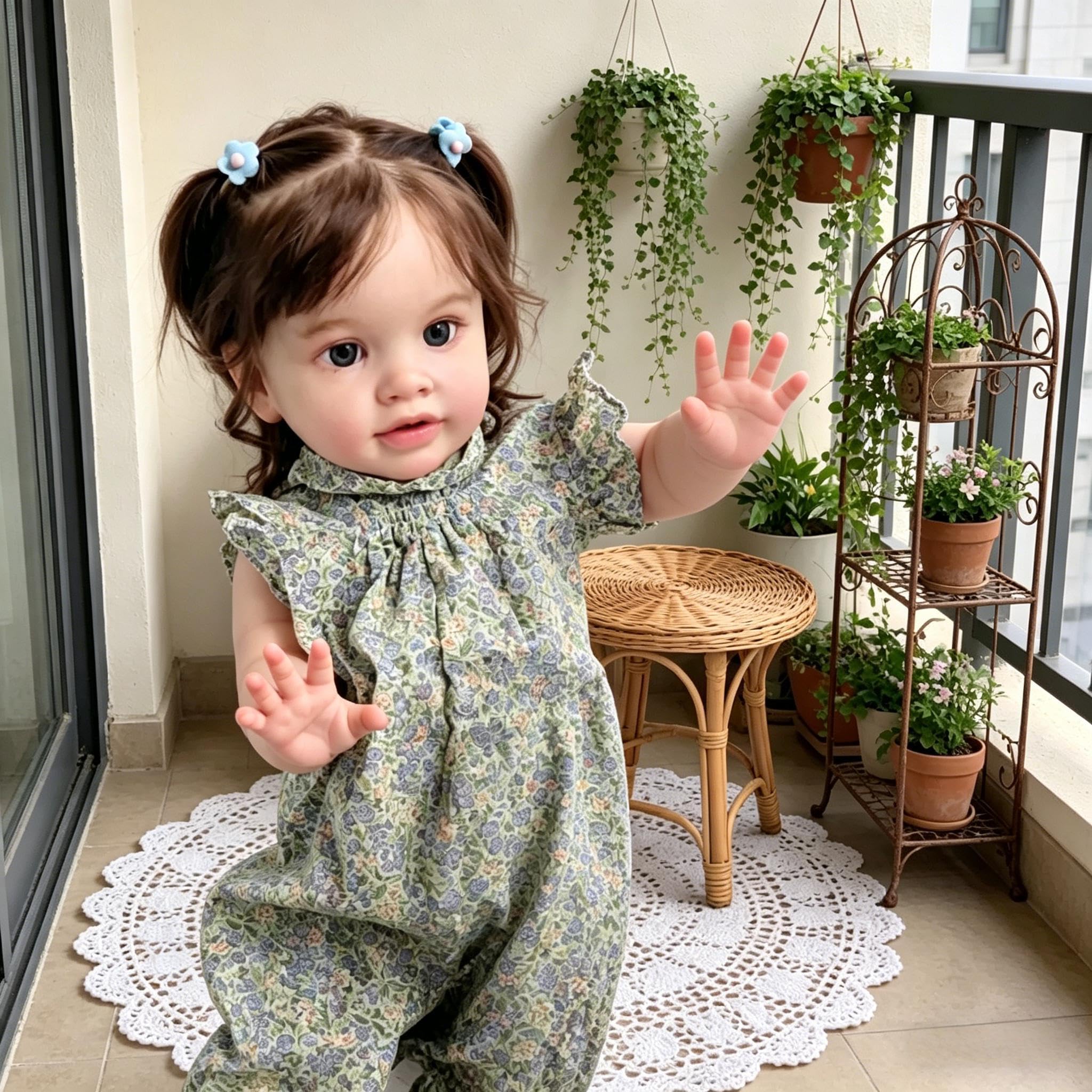ROSHUAN Realistic Reborn Toddler Dolls 26 Inch Large Size Reborn Baby Dolls Girl Pippa, Real Life Baby Doll Soft Cloth Body Lifelike Toddler Doll For Kids Gifts — image 1