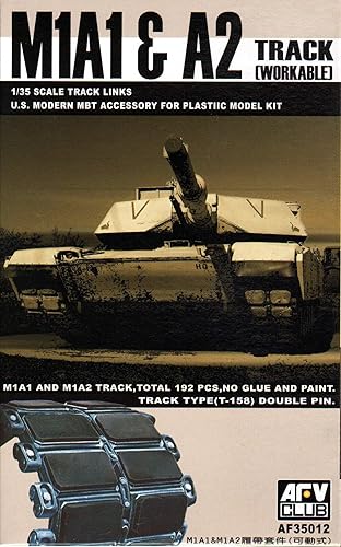 AFV35012 1:35 AFV Club M1A1 / M1A2 Abrams T-158 Workable Track [ACCESORIO PARA KIT DE CONSTRUCCIÓN MODELO]