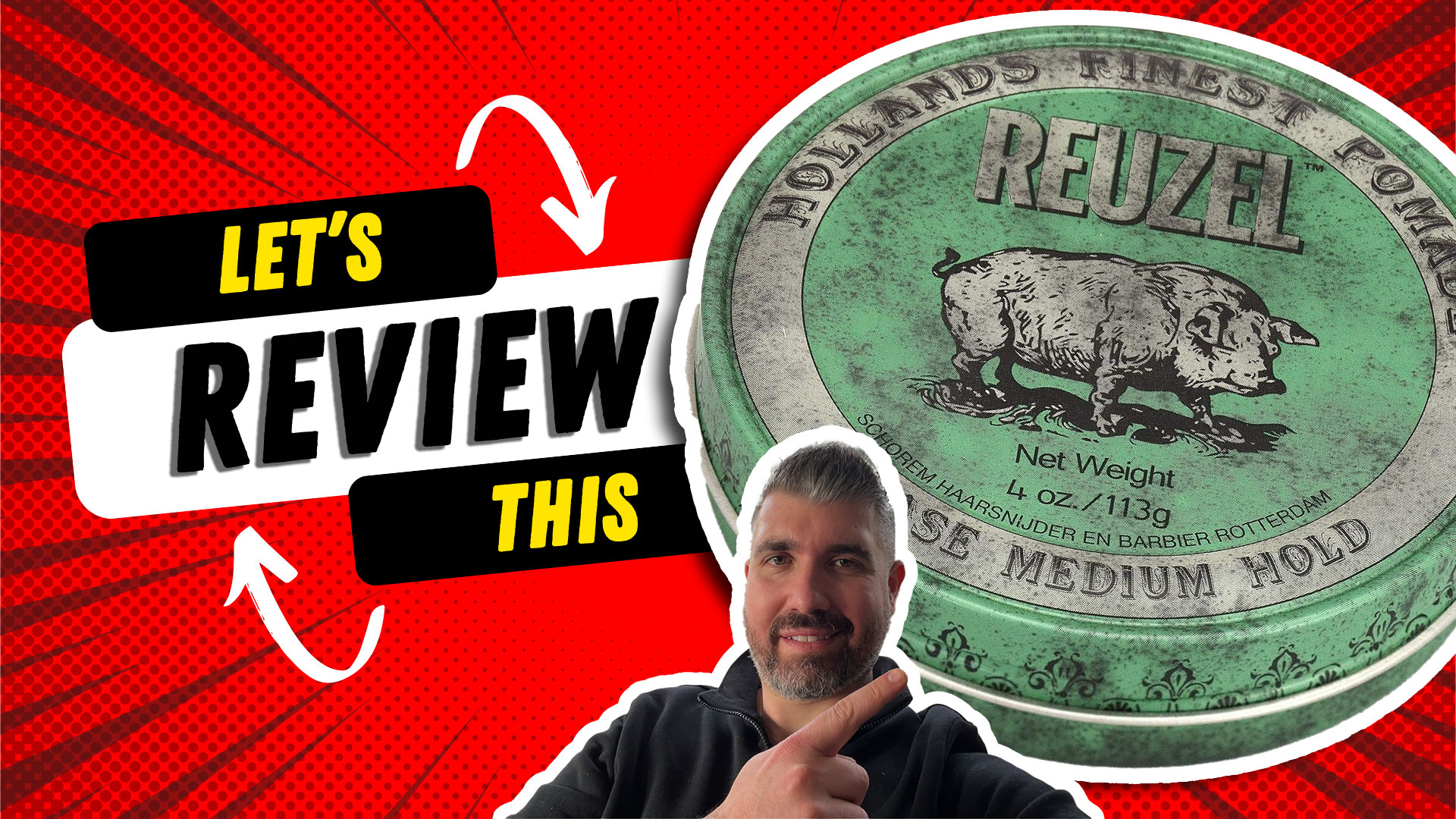 Watch Looking for a MEDIUM HOLD POMADE? I reviewed REUZEL GREEN