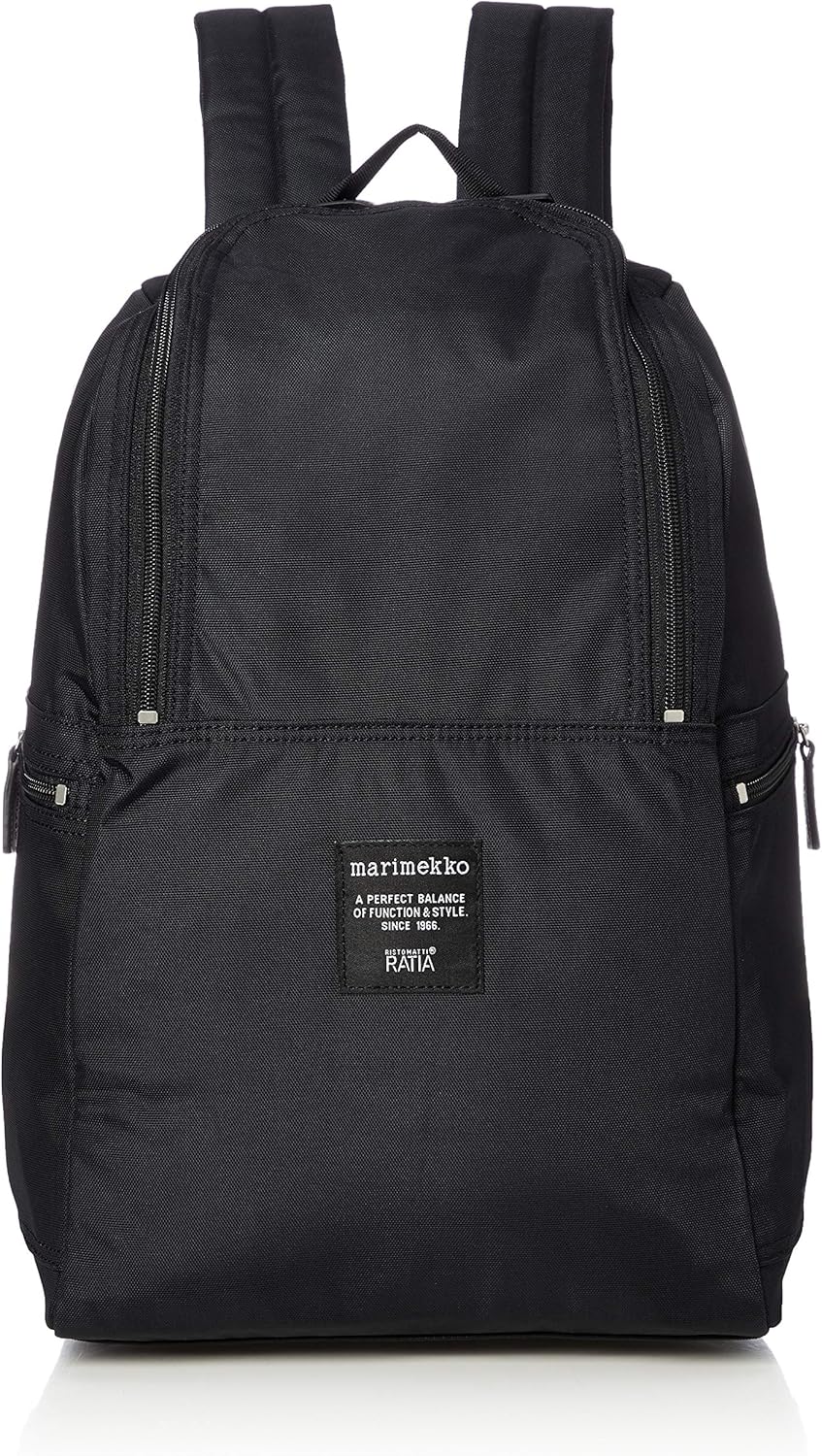 値下げ！】ADMJ リュック ナイロン ブラック 黒 定期入れ付き ADMJ