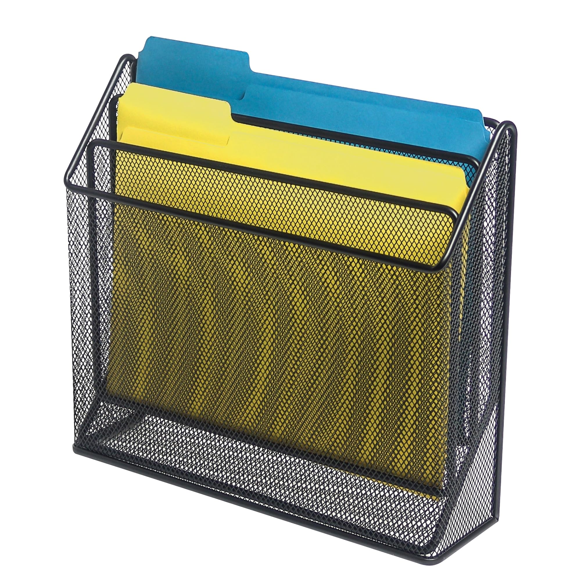 Brenton Studio™ Metro Mesh 3-Tier Organizer, 11 1/2" H x 12 3/4" W x 3 1/2" D, Black