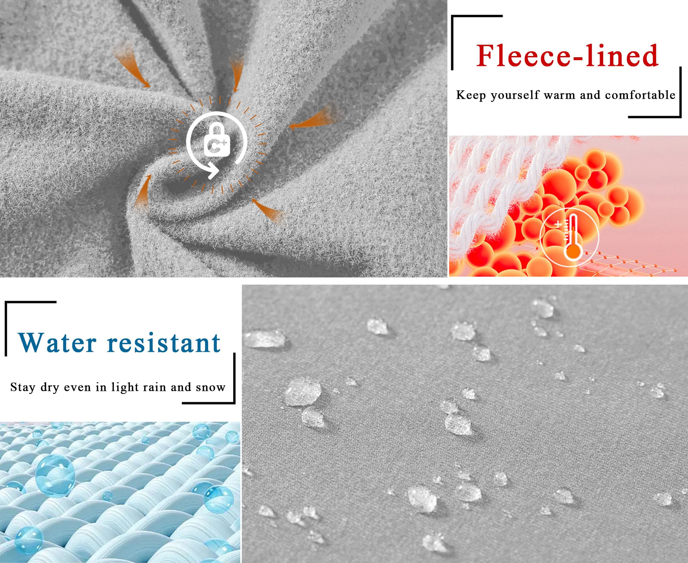 BAYGE Leggings Sportivi Termici da Donna Vita Alta Foderati in Pile Impermeabili e Opachi Controllo della Pancia Slim Fit Pantaloni da Yoga Pantaloni Sportivi Pantaloni in Felpa con Tasche