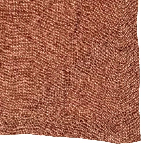 Miniatura 7 de Creative Co-Op Lino lavado a la piedra decorativo comedor y cocina, paño de té óxido, naranja