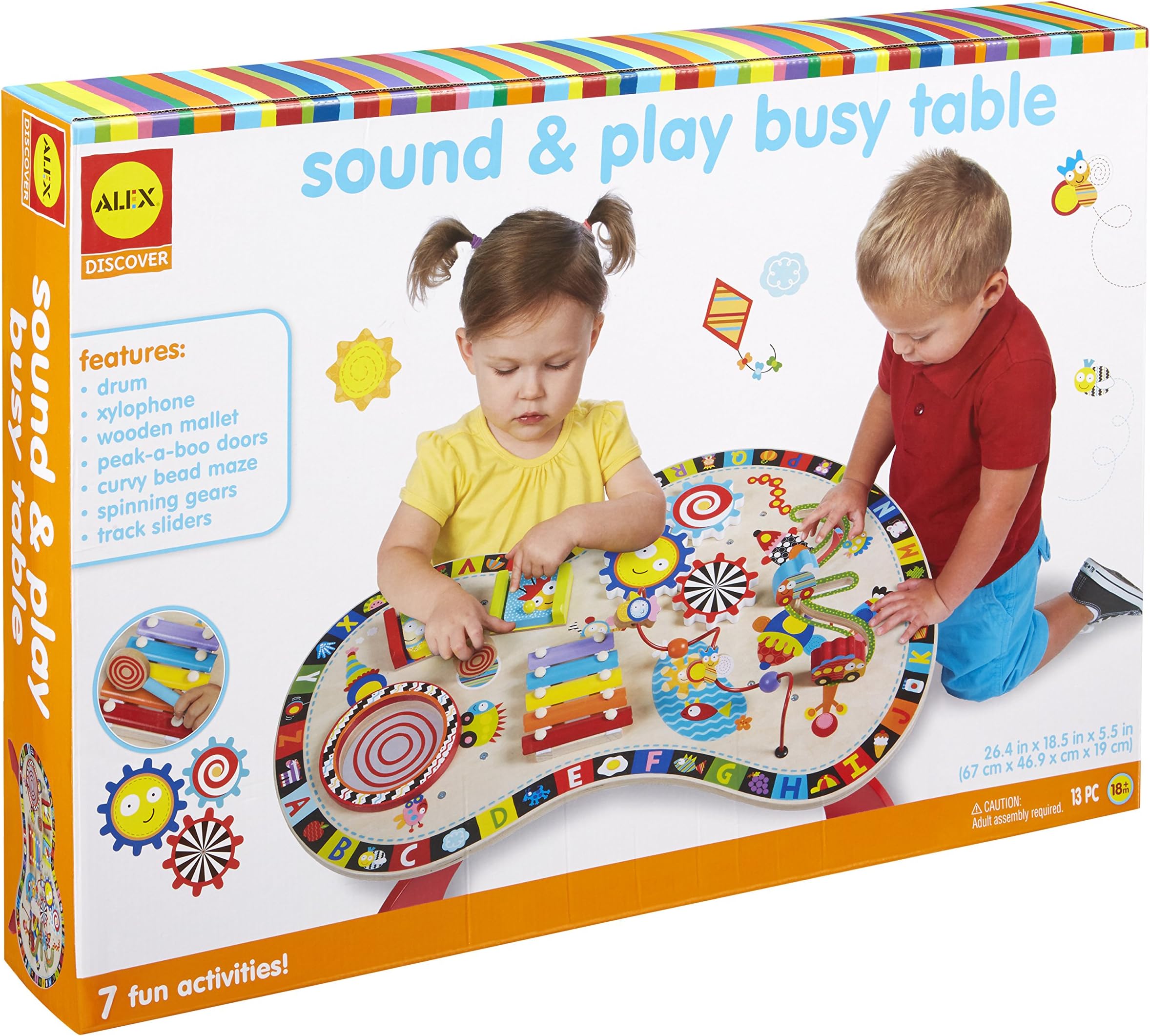 Alex Toys Junior Sound and Play BAB+U15y Activity Centre, Multi Color
