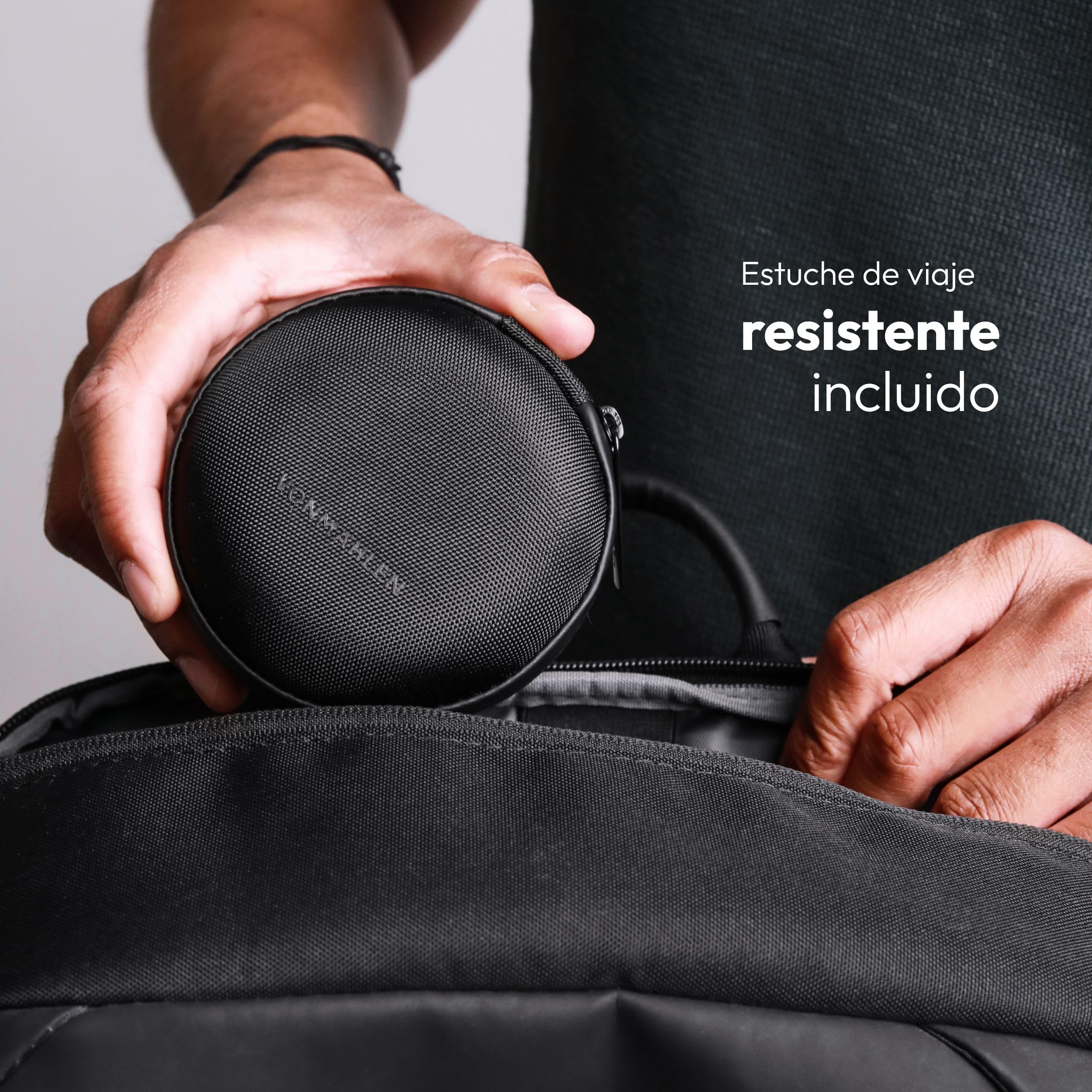 VONMÄHLEN allroundo GaN - Cargador rápido de 30 W con tecnología GaN, compatibilidad USB-C universal, funda de viaje incluida - Negro