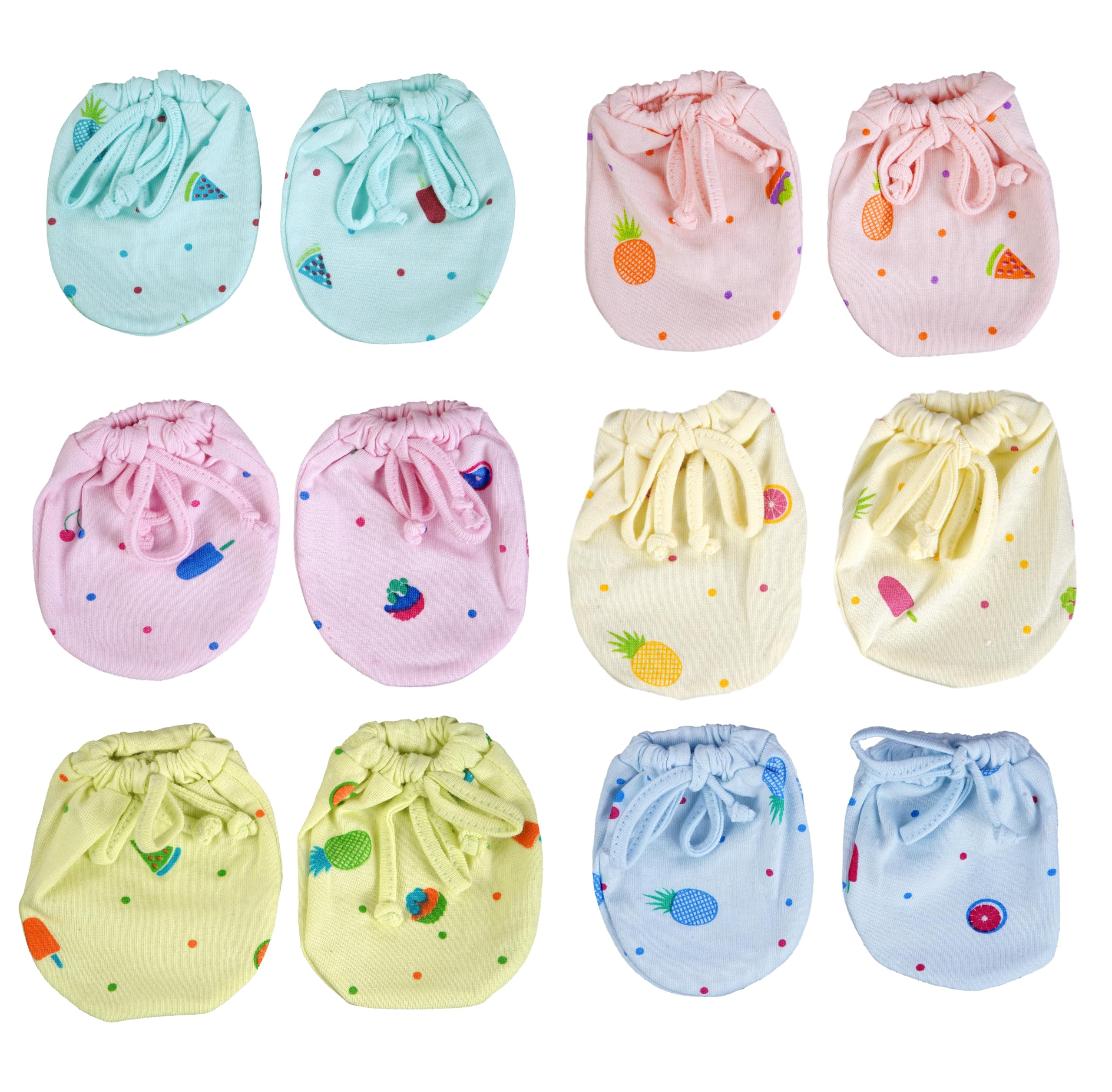 CUTEABLY Newborn Mittens with Thread, Baby Gift