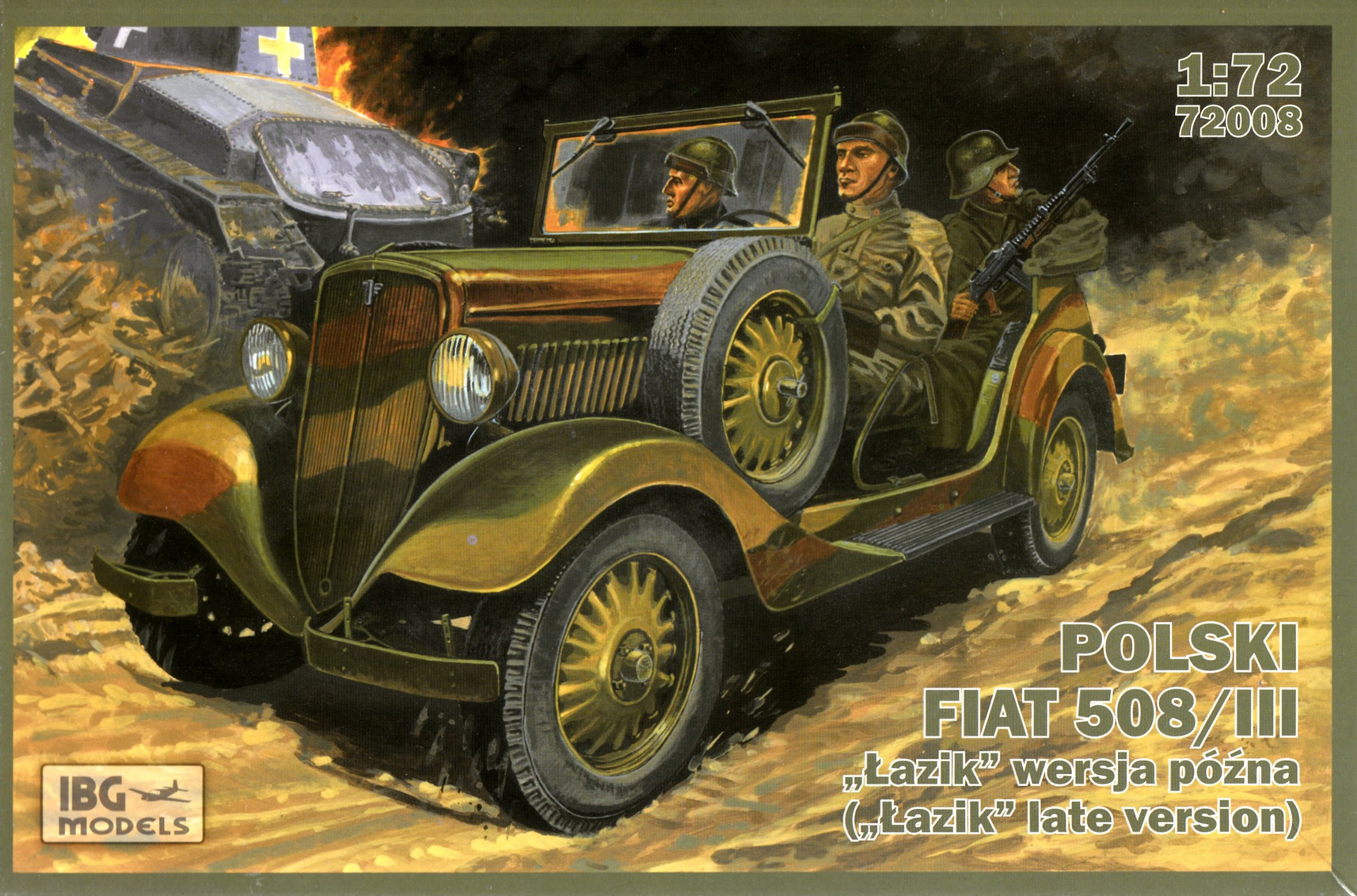 IBG Models 1/72 Polski Fiat 508/III late version jeep # 72008