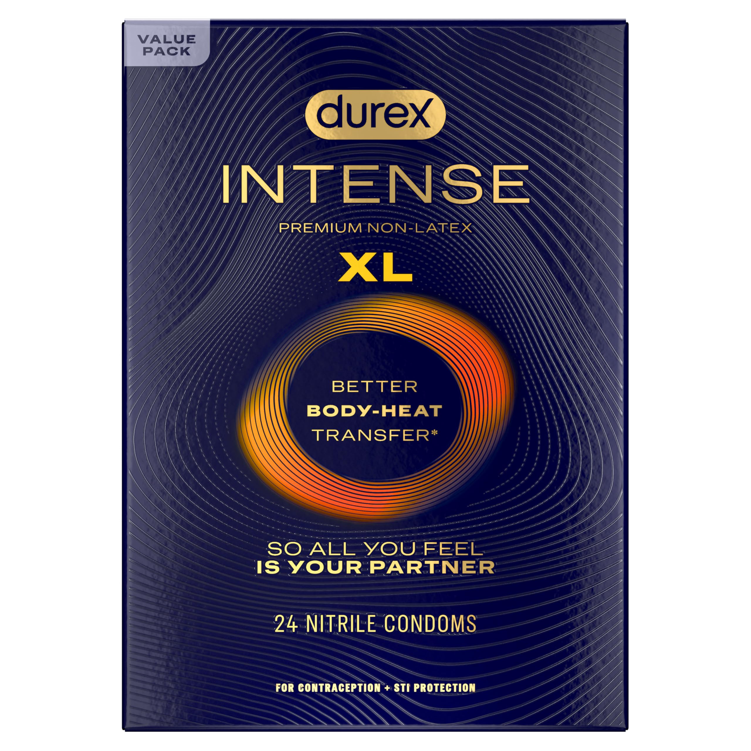 Durex Intense XL Non Latex Condoms, Ultra Thin Condoms Lubricated with Silicone Lube, Latex Free, Premium Nitrile, 24 Count-picture-21