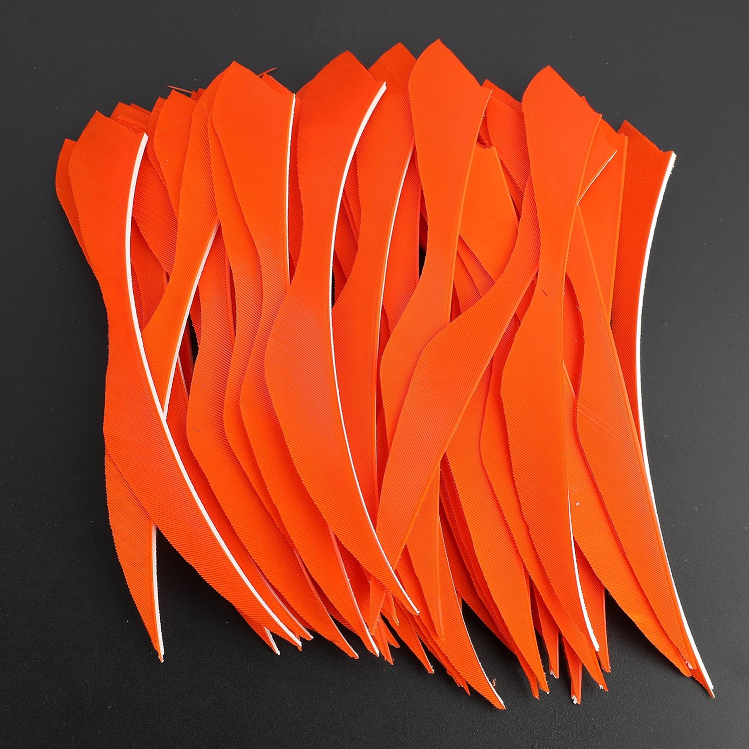 50Pcs 5Inch Feather Fletching Vanes Left Wing Natural Arrow Feathers Big Turkey Feathers for DIY Archery Hunting Targeting Arrows