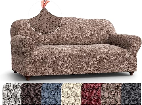 Miniatura 19 de PAULATO BY GA.I.CO. Funda desmontable para sofá - Funda elástica para sillón - Elegante funda para sofá con cojines - Funda desmontable de tela de