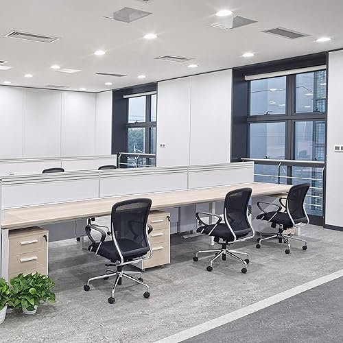 Miniatura 1 de Satco Paquete de 24 unidades S11820 [6.5WLED/RDL/SQ/4/CCT-SEL/120V] Lámpara LED cuadrada de 6.5 vatios retrofit para interiores; 4 pulgadas;