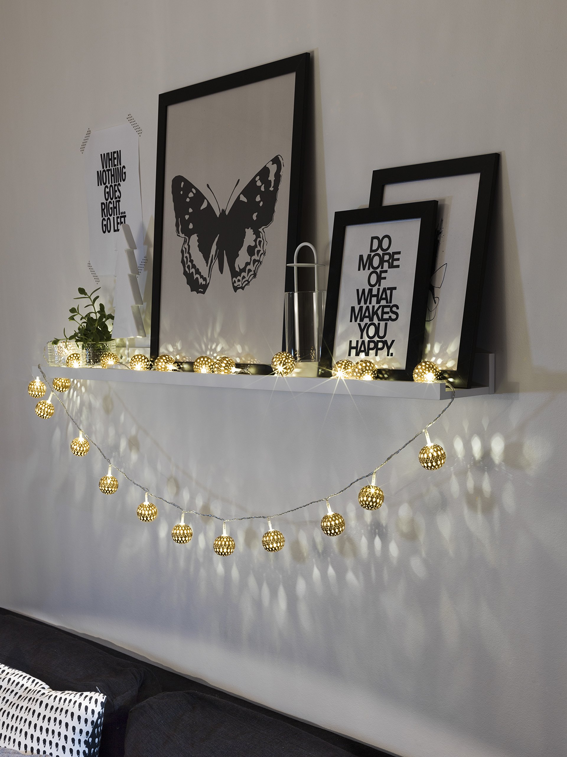 Konstsmide 3137-803 Guirlande Lumineuse à Motifs Pour Lintérieur à Pile