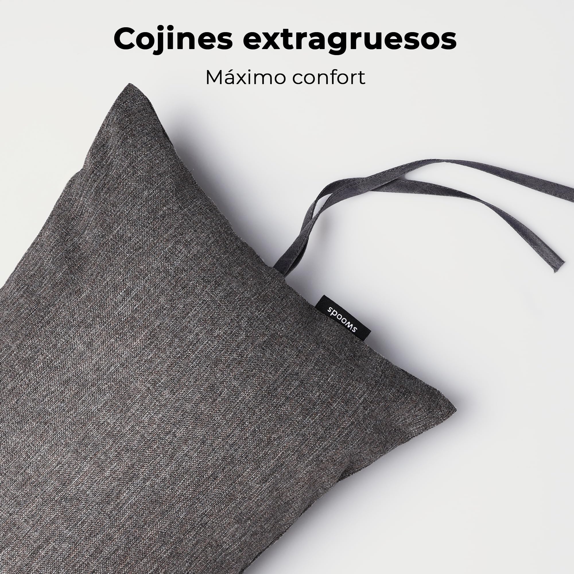 Swoods Silla Colgante de Huevo – Silla Colgante con Soporte – para Interior y Exterior – Incluye Cojines y Fundas – Silla de Huevo – Cocoon – Silla de Huevo – hasta 150 kg