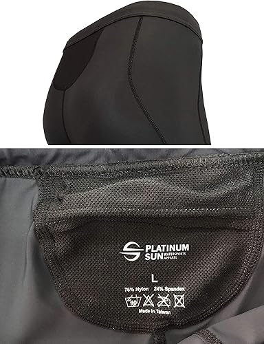 Miniatura 7 de Platinum Sun Pantalones de surf y natación UPF 50+ para hombre, leggings de entrenamiento con protección solar