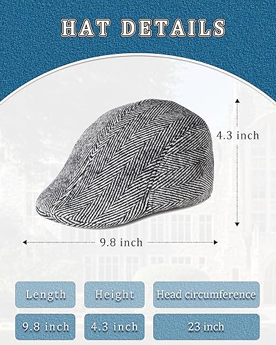 Vista 3 de Zivyes Disfraz de anciano para niños de 100 días de escuela, accesorios para abuelo, gorra de periódico, gafas falsas, chaleco