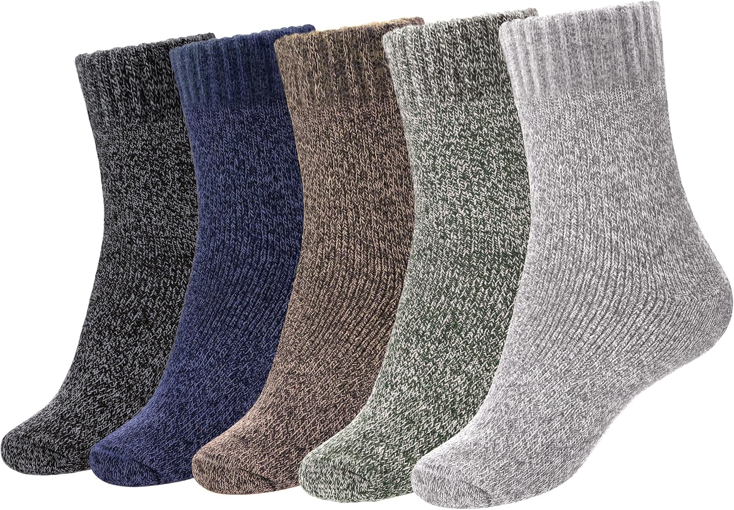 MQELONG Wool Socks for Women Winter Cozy Thick Warm, Boot Work Crew Socks