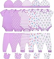 Vista 1 de ABeCue Conjunto de ropa de canastilla para bebé niño recién nacido, paquete de regalo para bebés, 20 piezas