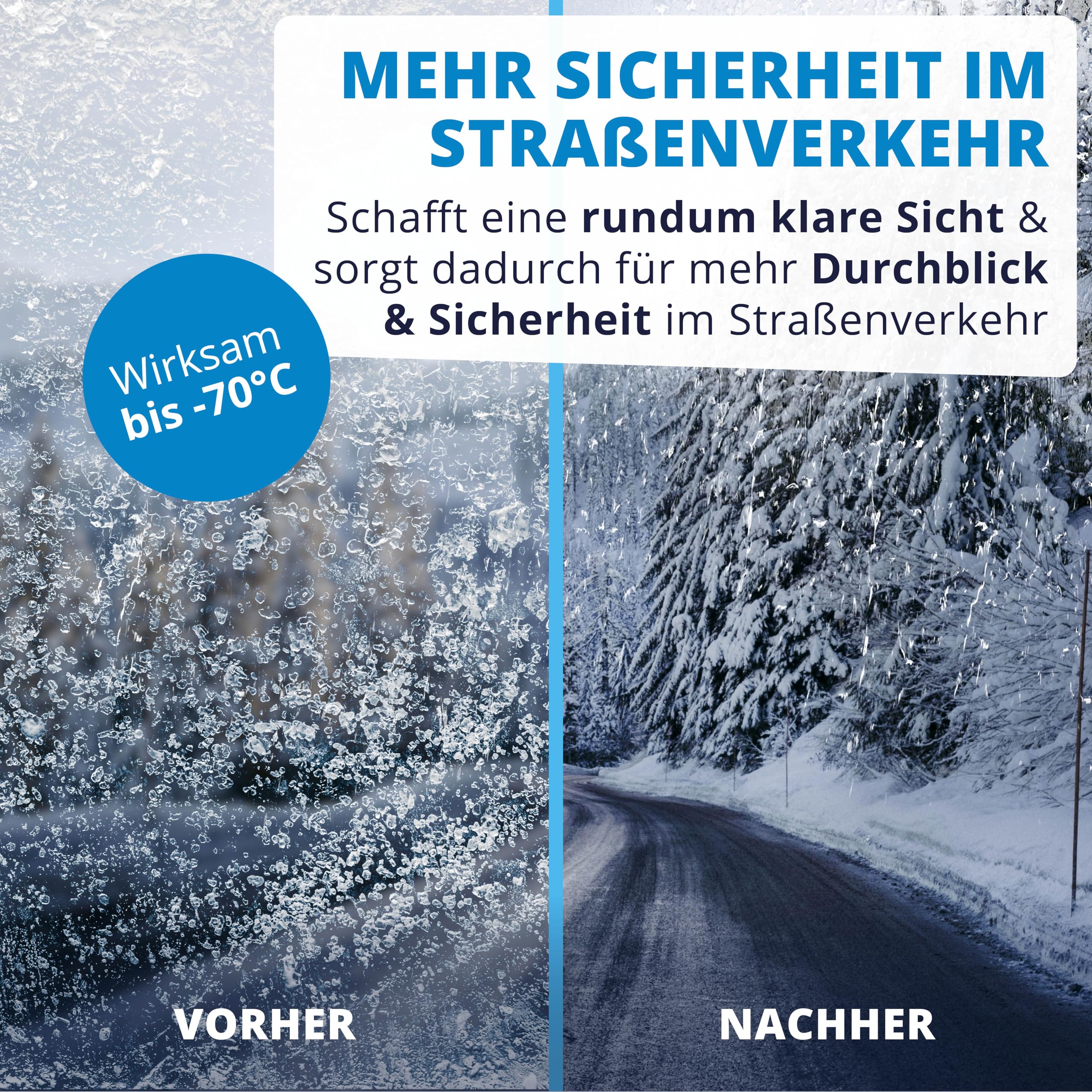 LICARGO 12x Enteiserspray Auto 750ml - entfernt Eis sekundenschnell & mühelos - Scheibenenteiser Spray Auto bis -70°C - effektiver Scheiben Enteiser, Eisspray für Autoscheiben Entfroster