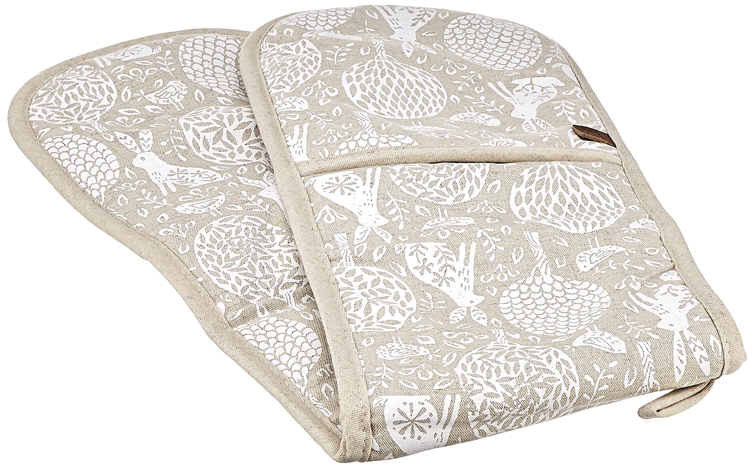 Ulster Weavers - Meadow Flowers Double Oven Gloves (88 X 18cm) - 100% Cotton - Floral Oven Gloves Heat Resistant - Washable - Flower Themed Oven