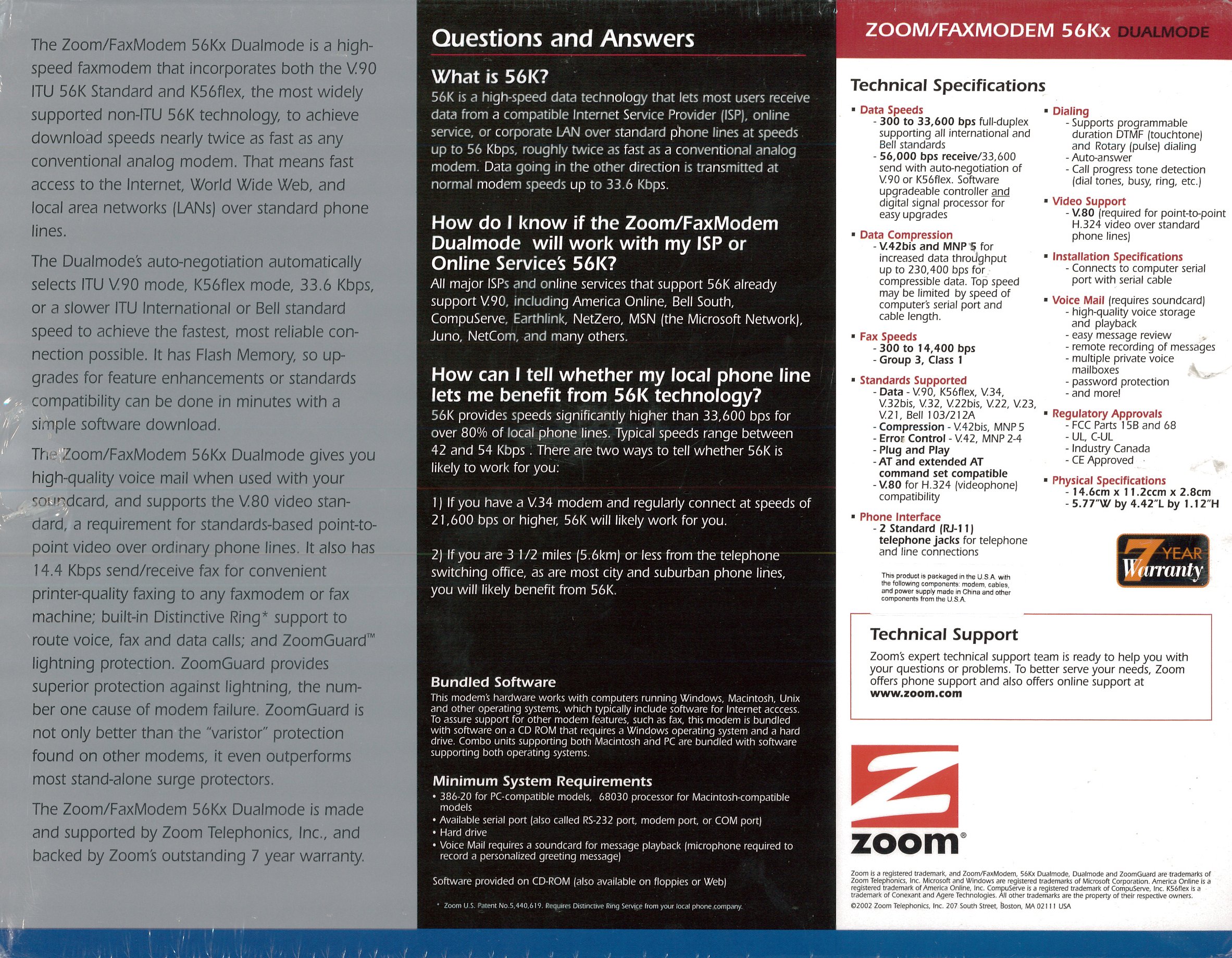 Socket Communications MO7007-693 56Kbps Compact Flash Card Modem