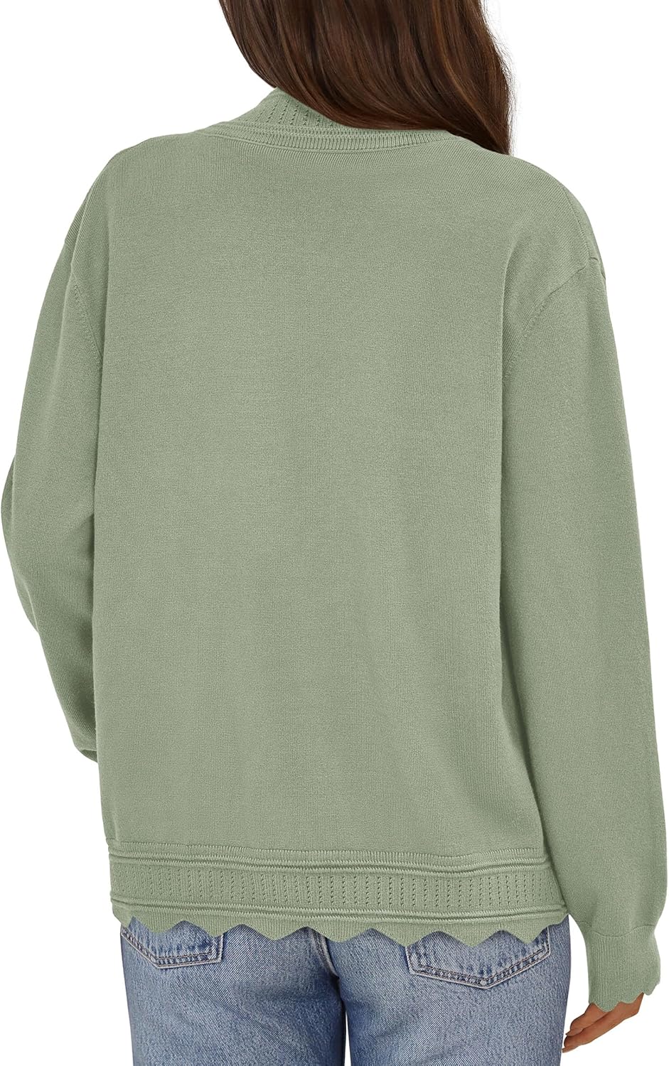 PRETTYGARDEN Cardigans for Women Lightweight Casual Long Sleeve Knitted Open Front Shrugs Sweaters 2026 Fall Clothes - Image 4