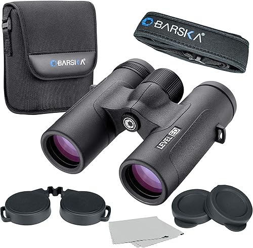 Miniatura 5 de Barska Binoculares AB12990 Nivel ED 8x32 con cristal transparente BAK-4 prisma perfecto para observación de aves, caza, conciertos al aire libre y