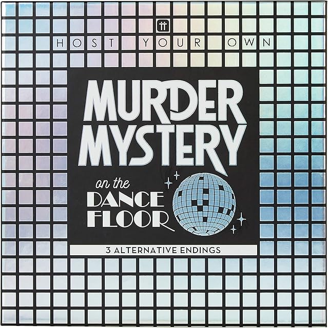 Reusable Murder Mystery on the Dancefloor Kit, Host Your Own Games Night, Disco 1970s Themed Dinner Party, 3 Alternative Endings, Fancy Dress, After Dinner Parties, Christmas, Birthday Gift