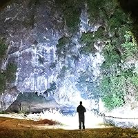 Vista 8 de SKYFIRE Linternas recargables de alto lúmenes con lente de encendido, 5000 linternas tácticas súper brillantes, zoom, 6 modos, luz de flash