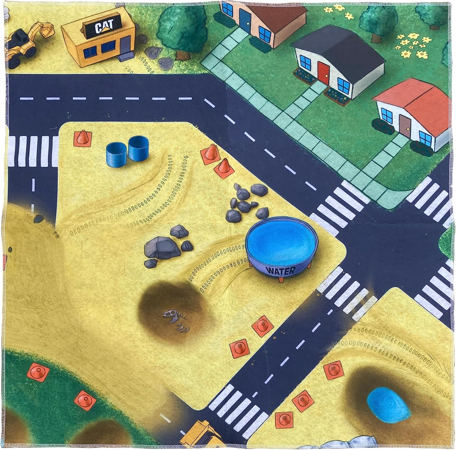 CAT Construction Toys CAT Little Machines Advent Calendar | 24 Tiny Vehicles, Play Mat & Diecast Dump Truck | Ages 3+