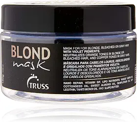 Truss Blond Mask | Máscara Matizadora com Pigmento Violeta para Neutralização do Amarelado e Hidratação Profunda | 180 g
