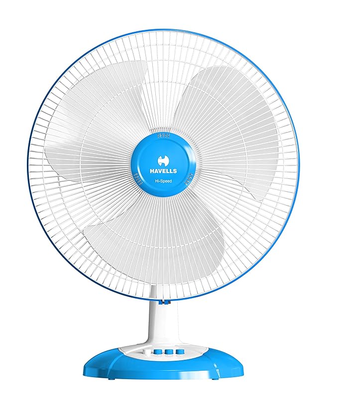 Havells Swing LX High Speed 400mm Table Fan (Cool Blue)