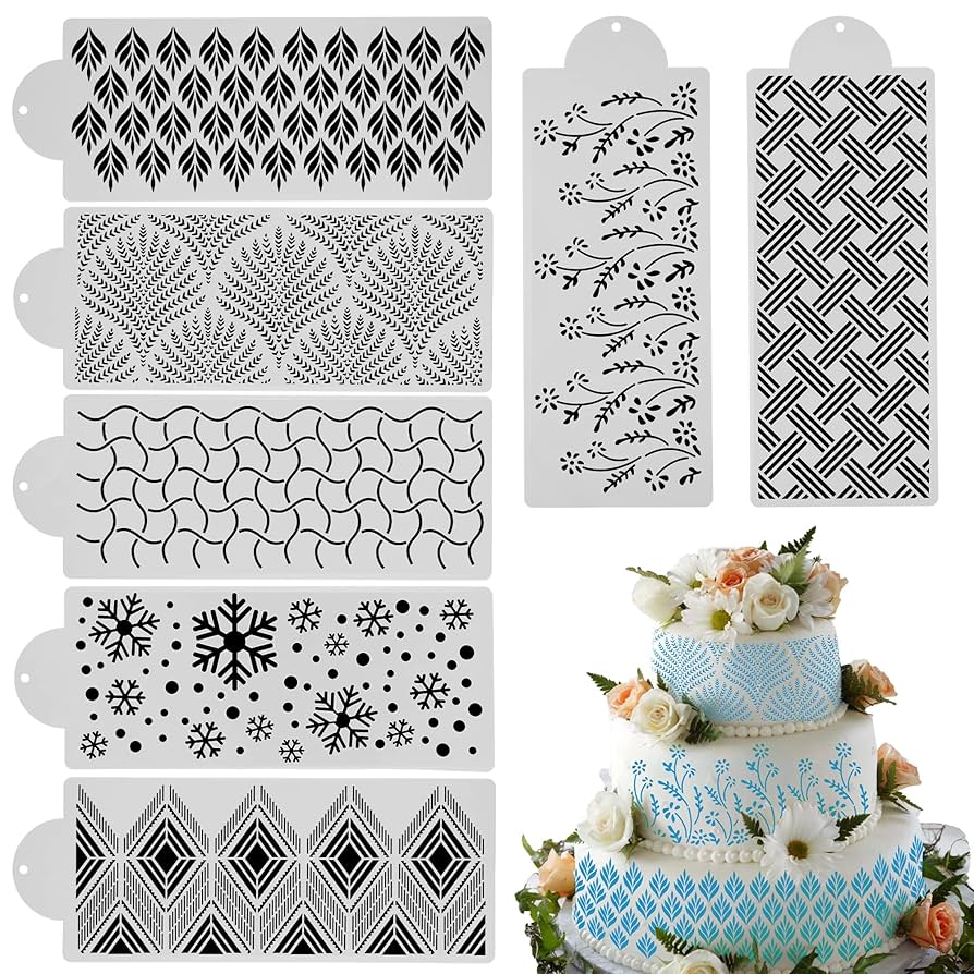 amazon-com-cake-decorating-stencils-7-pcs-cake-decorating-templates-tools-reuseable-floral-cake-decorative-templates-side-decorating-molding-baking-tool-for-diy-craft-dessert-cake-decoration-home-kitchen for Cut Out Cake Stencils Free Printable Amazon.com: Cake Decorating Stencils 7 PCS Cake Decorating Templates Tools Reuseable Floral Cake Decorative Templates Side Decorating Molding Baking Tool for DIY Craft Dessert Cake Decoration: Home & Kitchen for Cut Out Cake Stencils Free Printable