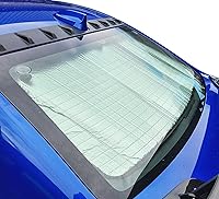 Vista 2 de Autotech Park Parasol para parabrisas trasero compatible con Volkswagen Beetle Coupe 2012-2019, parasol de ajuste personalizado