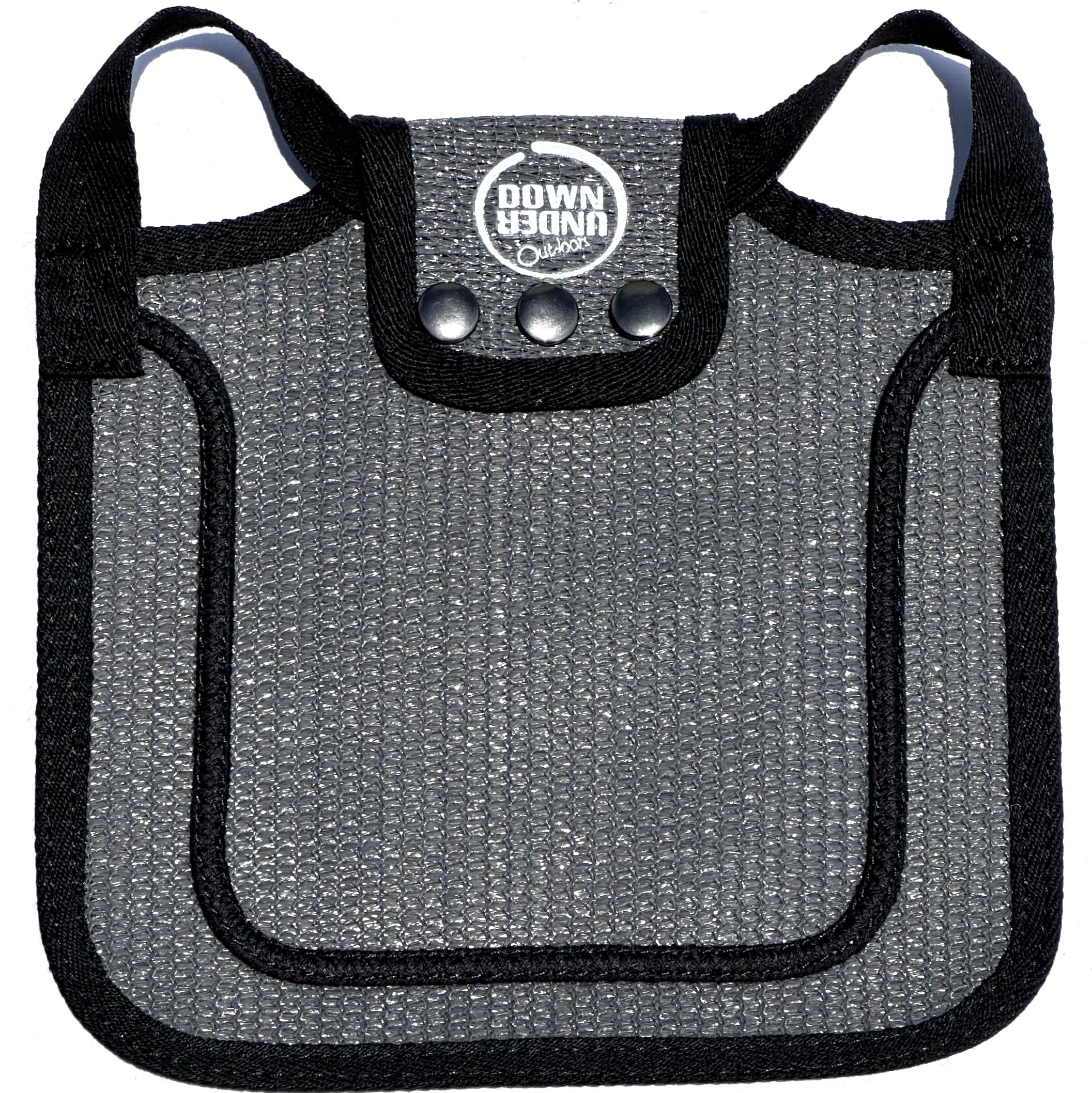 DOWN UNDER OUTDOORS Chicken Saddle with Adjustable Straps for Medium and Large Hens, Chicken Apron, Poultry Saver, Pet Supplies, Including Shoulder Cover (Grey Mesh)