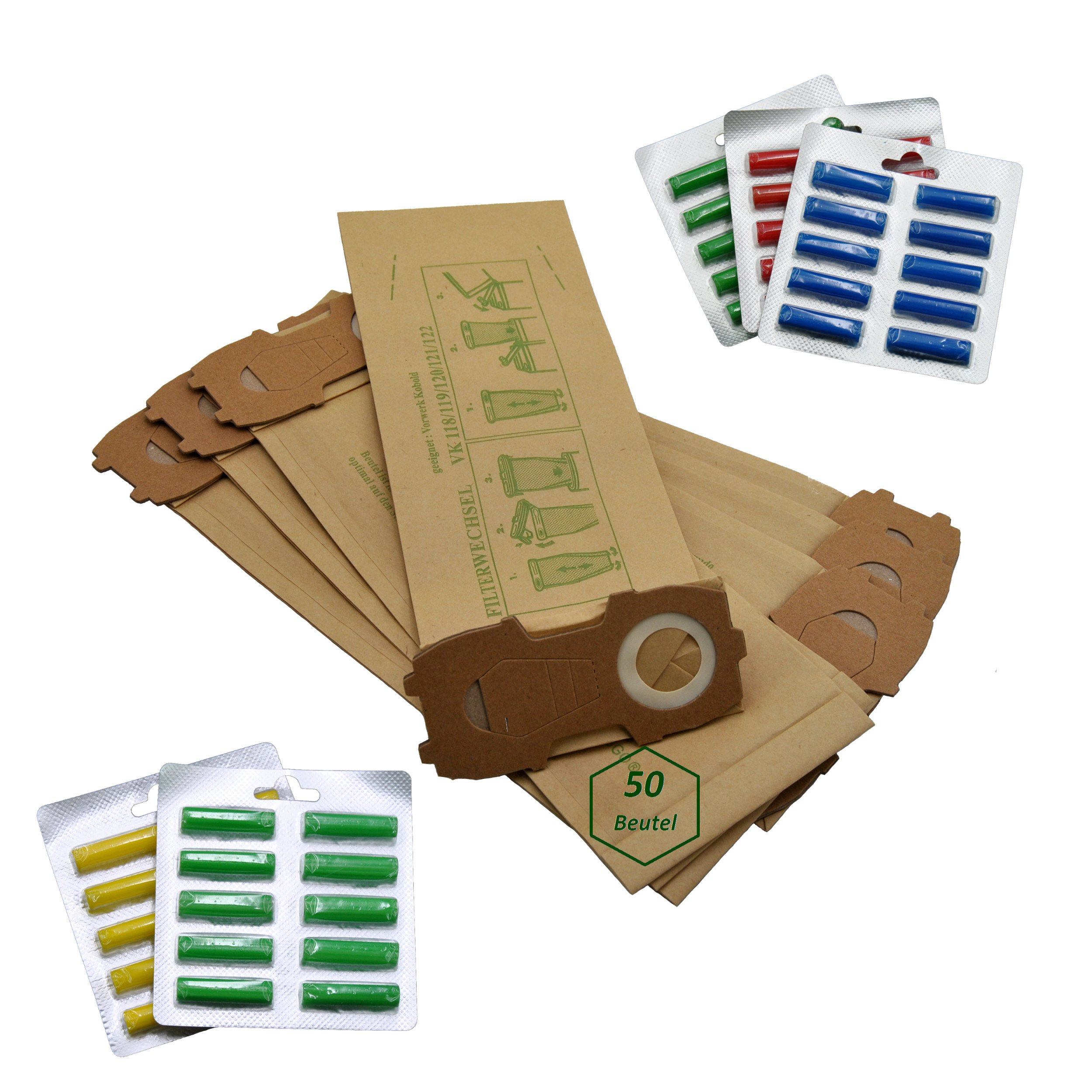 Vorwerk Kobold 121 Beutel 8 Staubsaugerbeutel Geeig Produktbild-Vorschau 6