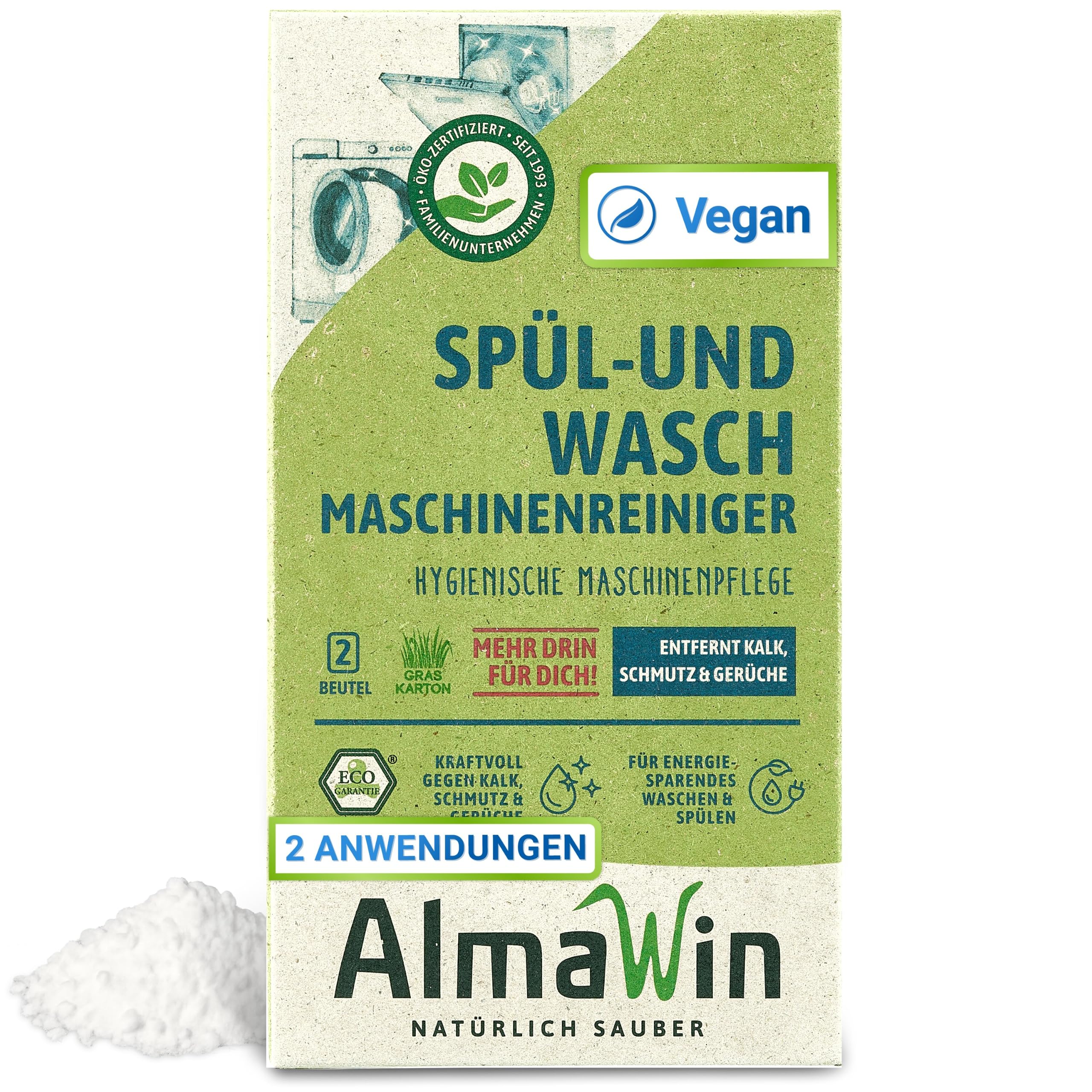 PROSZEK DO CZYSZCZENIA PRALEK I ZMYWAREK ECO 200 g - ALMAWIN