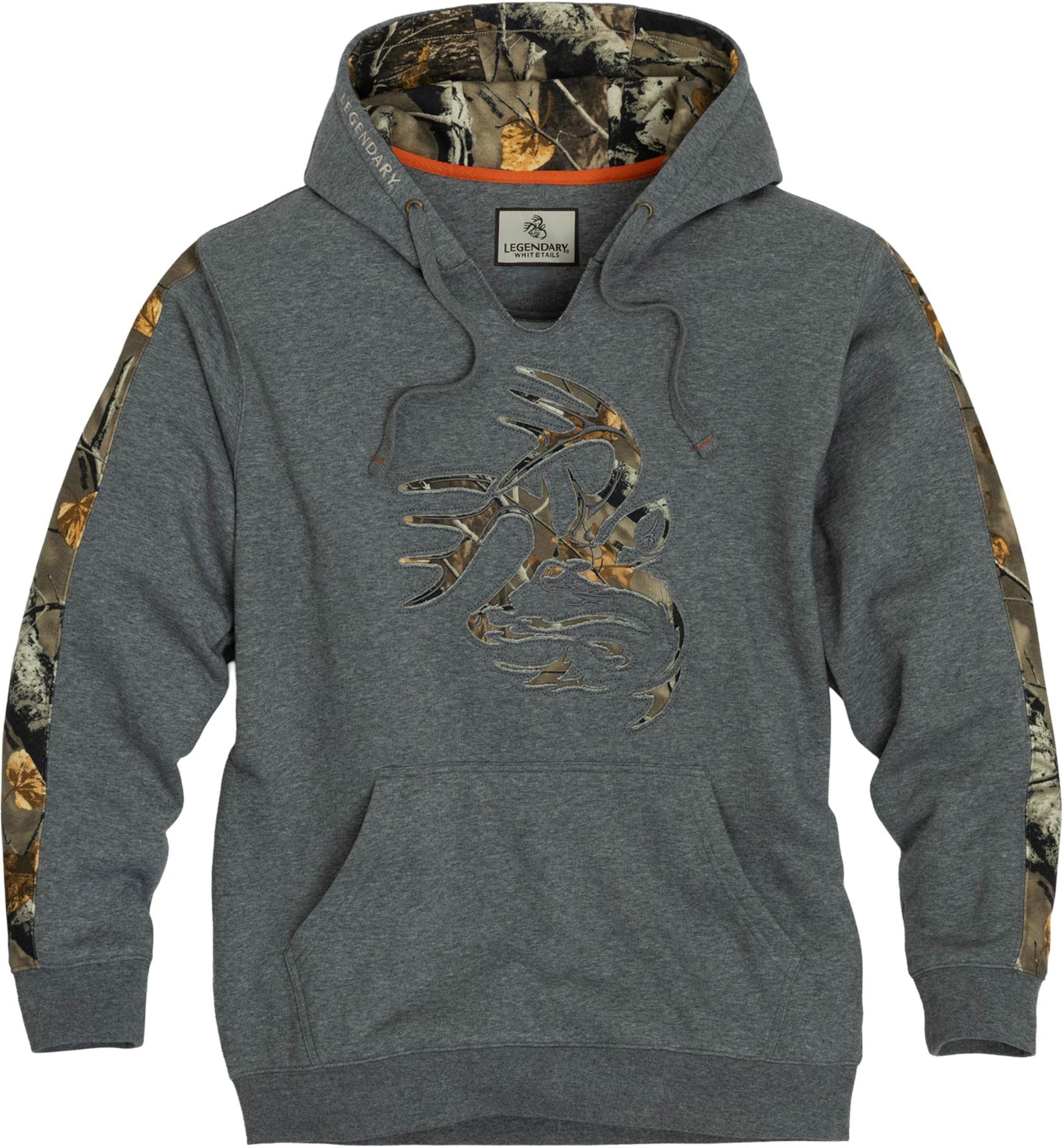 Legendary Whitetails Mens Camo Pullover Hoodie Hunting Sweatshirt