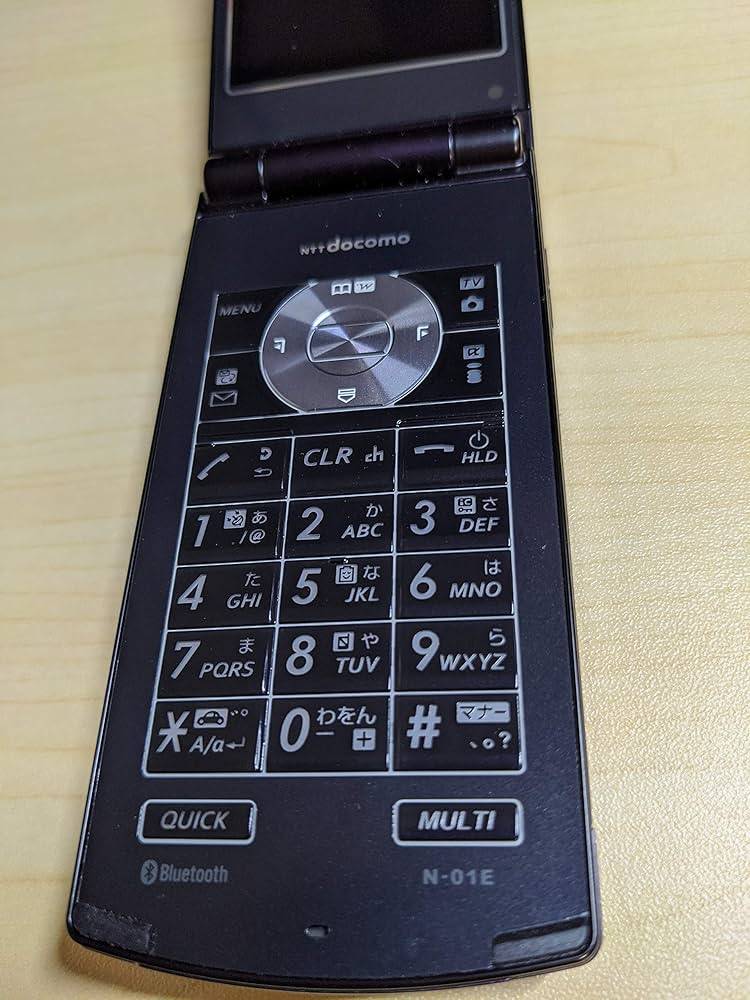 Amazon | docomo N-01E ブラック 白ロム | 携帯電話本体 通販