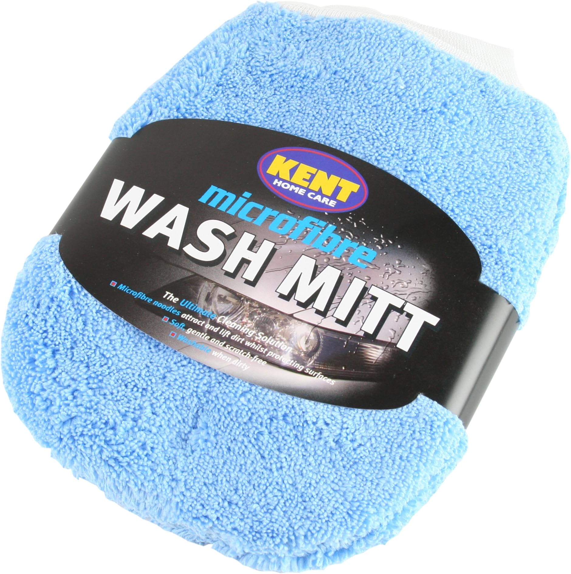 Kent Car Care GKEQ2319 Microfibre Wash Mitt Colours May Vary