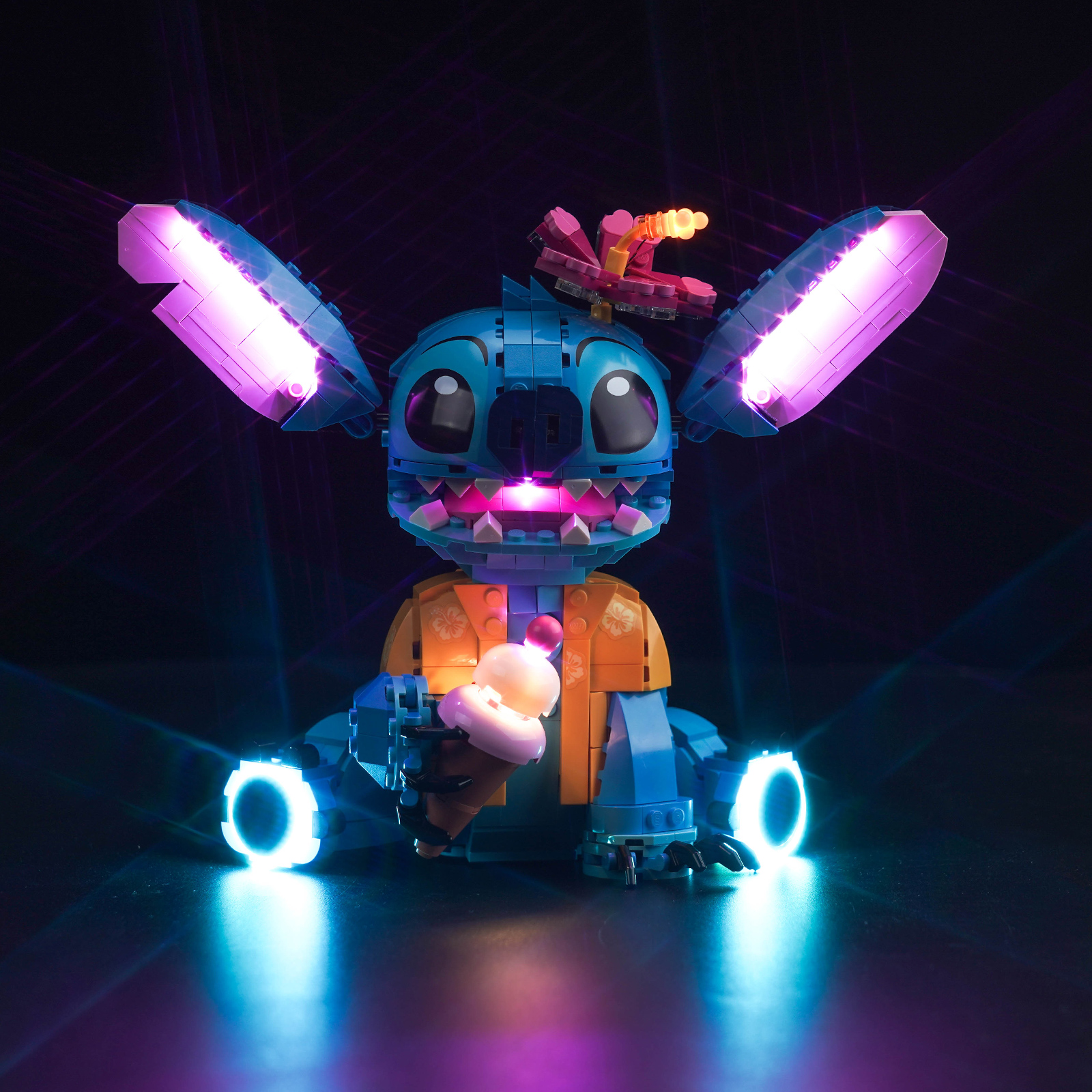 BrickBling LED Light Compatible with Lego Stitch, Décor Lighting