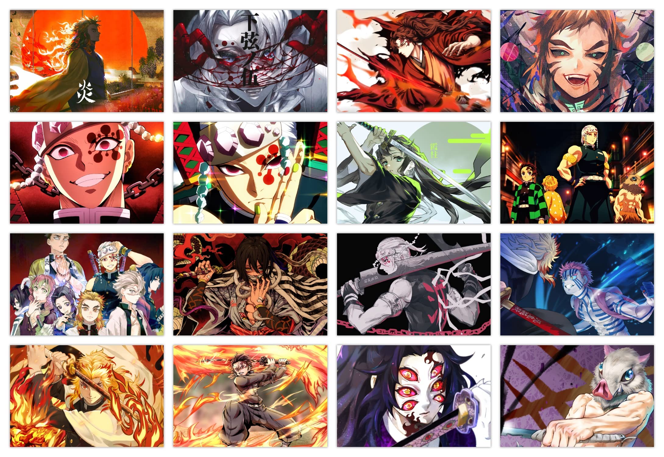 Demon Slayer Posters - Tanjiro Kamado Art Prints -2 Demon Slayer Posters - Tanjiro Kamado Art Prints -2