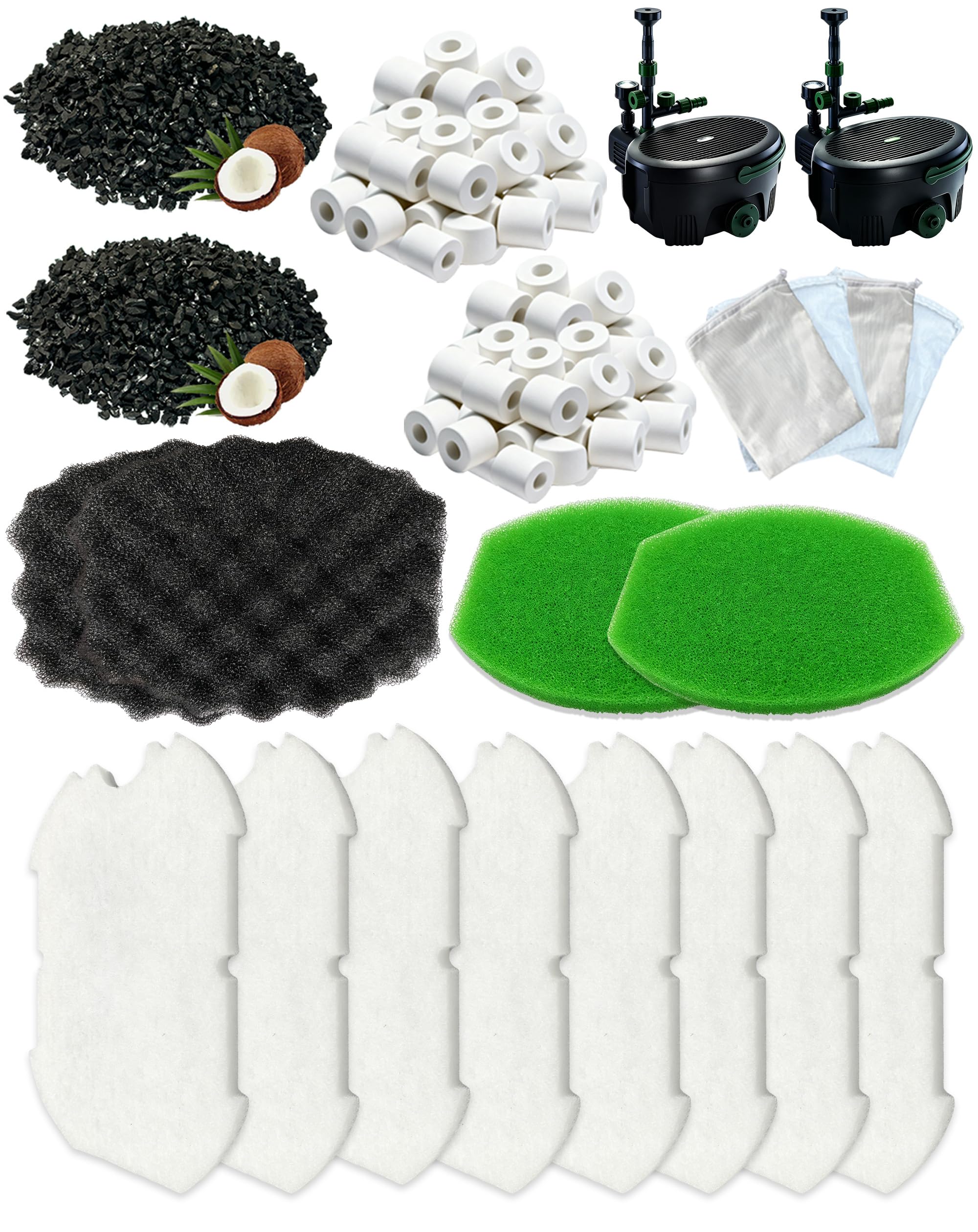 20PCS Filters Replacement for Blagdon Inpond 6000/9000,HalfMoonPond/Octagon