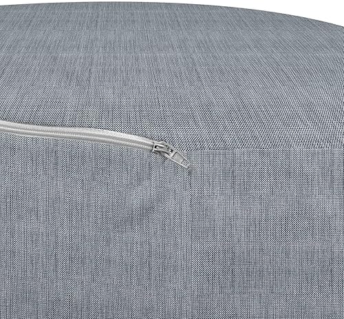 Miniatura 4 de Ambesonne Funda para puf de gamuza sintética con cremallera, textil para el hogar impreso digitalmente, funda de tela decorativa suave sin relleno