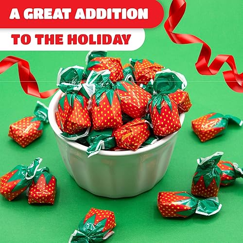 Miniatura 7 de Crazyoutlet - Caramelo macizo relleno Arcor Buds Bon Bon de fresa bolsa de 2 libras