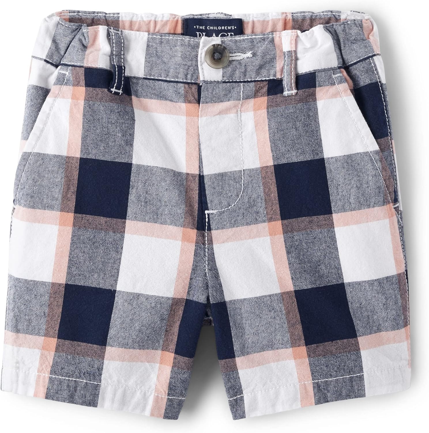 The Children’s Place Baby Toddler Boys Plaid Chino Pants
