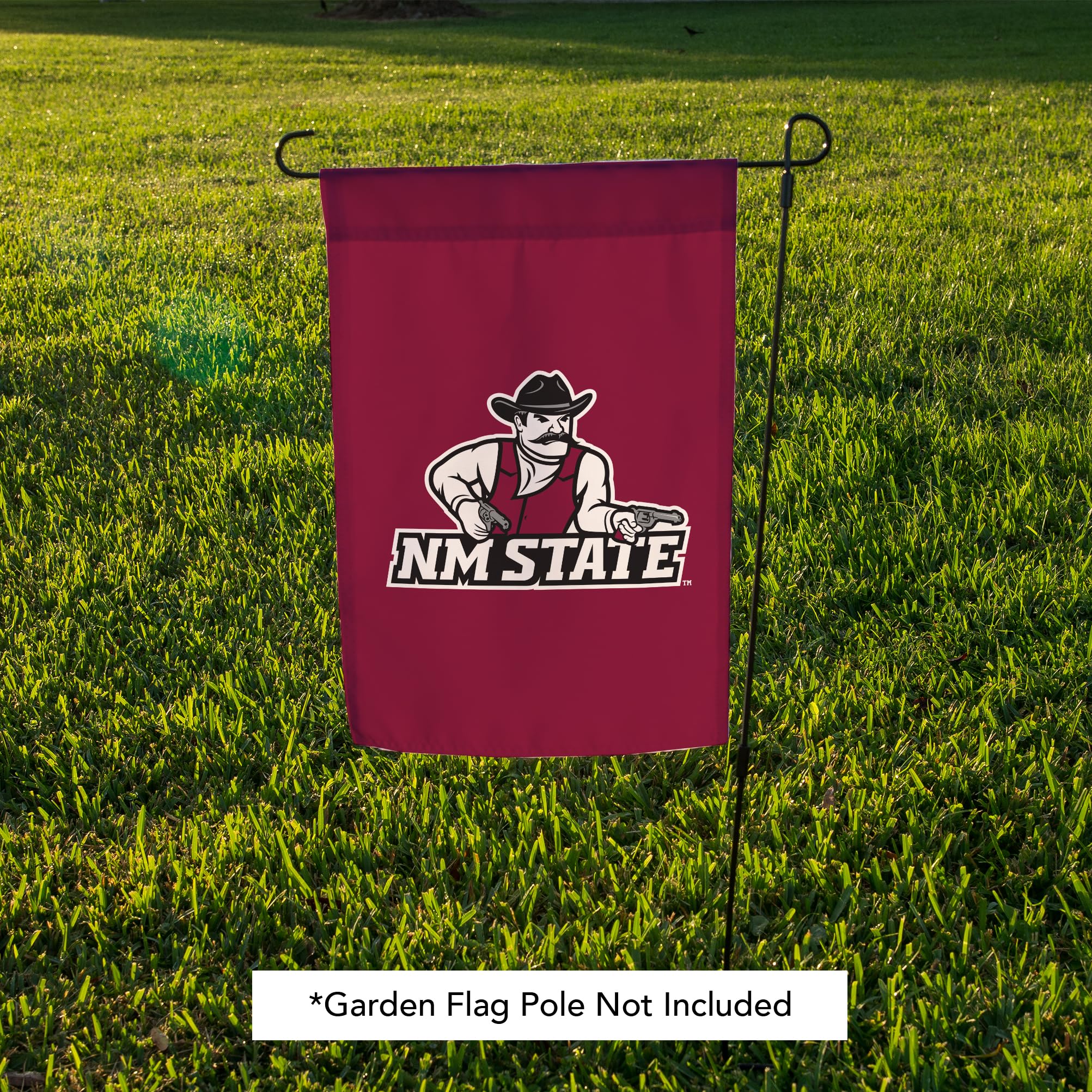 New Mexico State University Gartenflagge Aggies NMSU – Doppelseitiges Banner 100% Polyester (Design A)