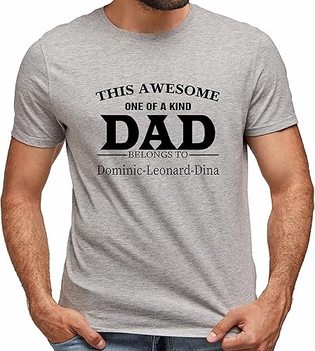 Miniatura 2 de Customizable Grandpa Dad Shirt with Kids, Fathers Day Christmas Birthday Gifts, Gifts for Grandpa, Personalized Gifts for Men, Custom Grandkids Name