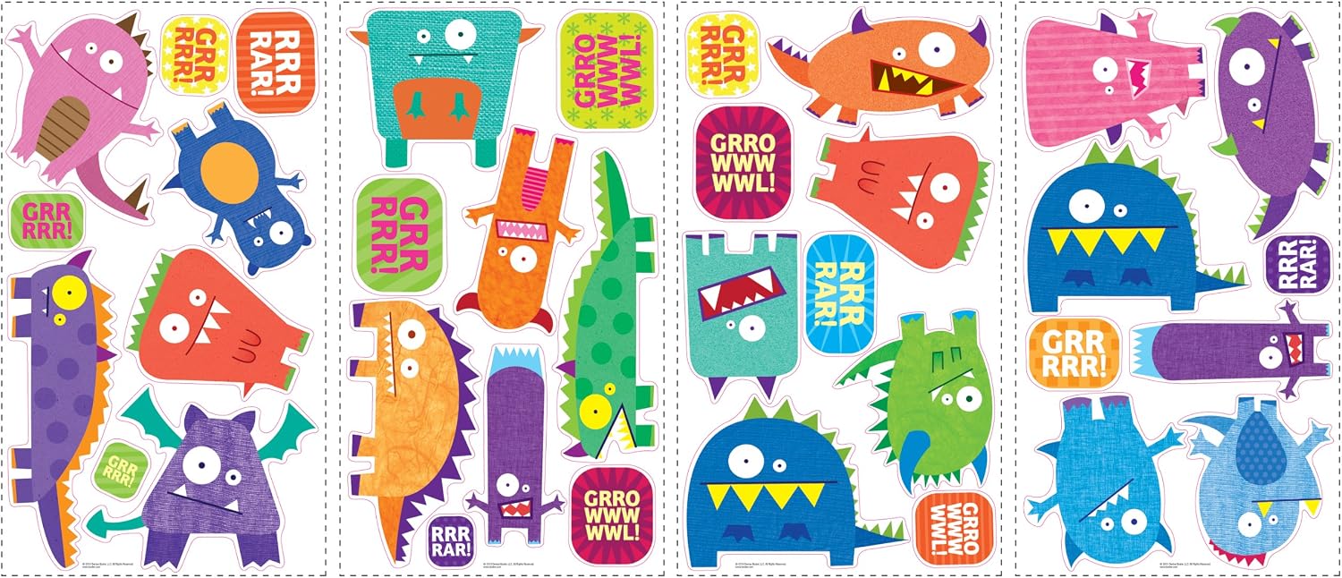 RoomMates Monsters Peel and Stick Wall Decals