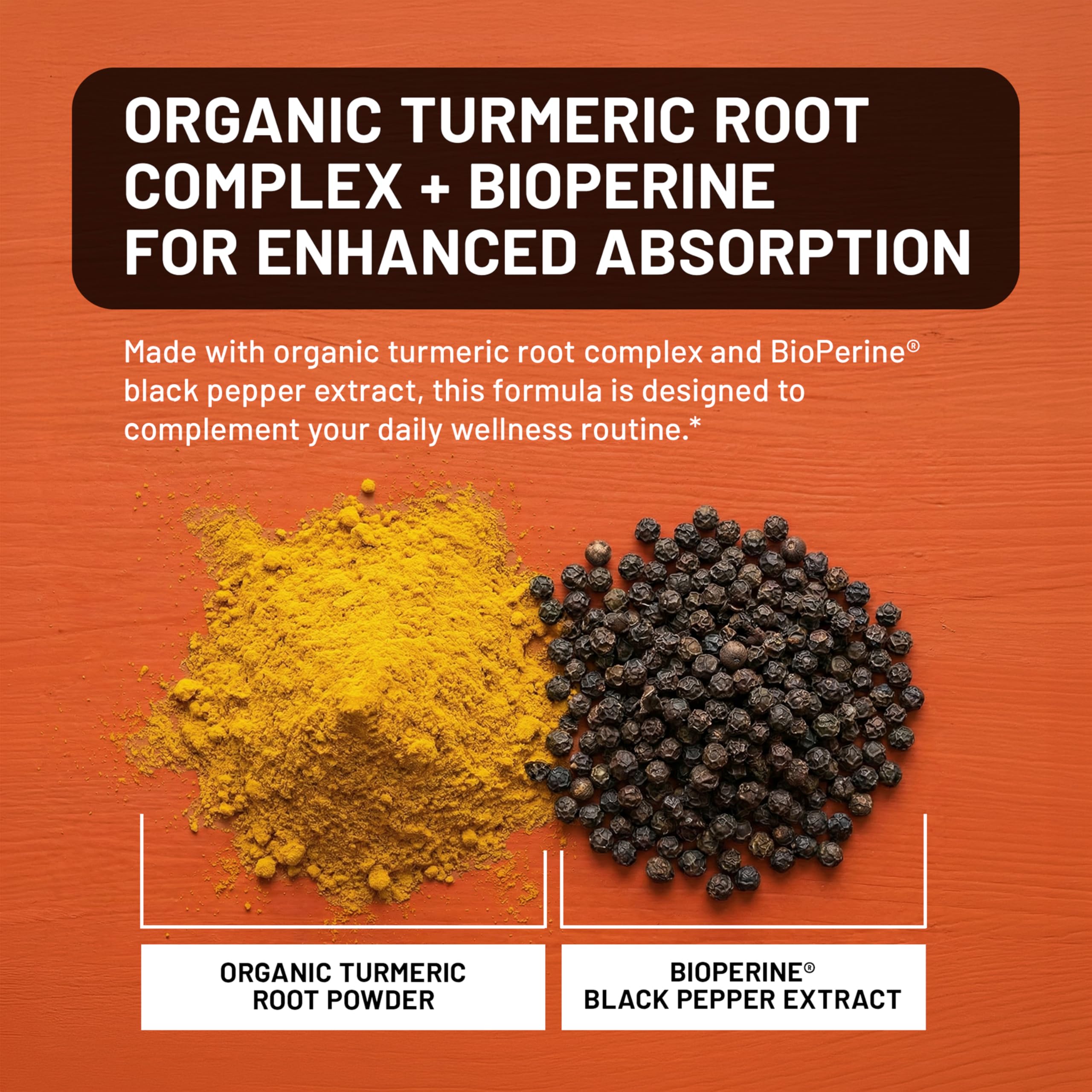 NatureWise Turmeric Ginger Supplement with BioPerine & Garlic, 120 Capsules — Amazon image 4
