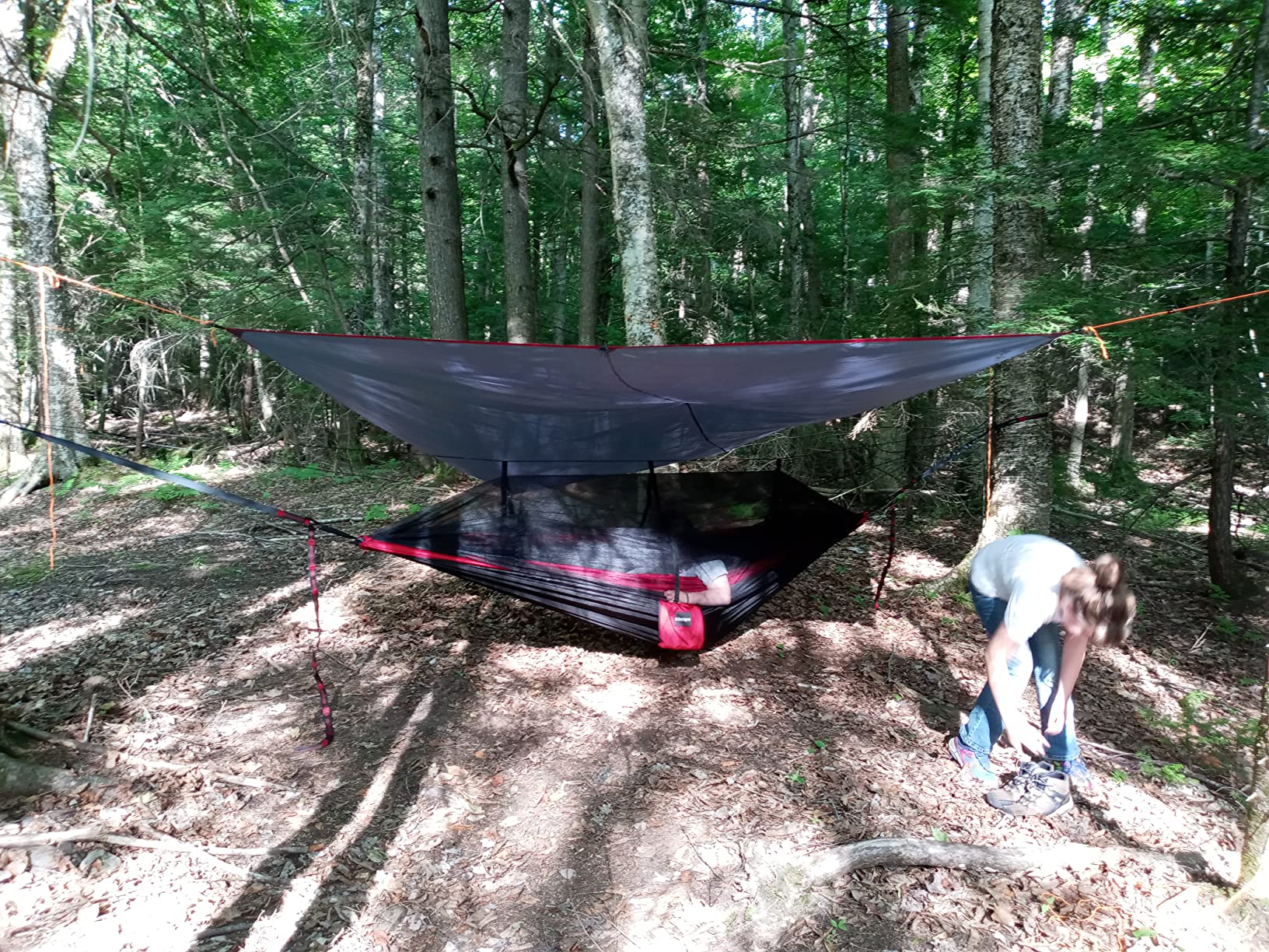 8/mo Finance Kinfayv Hammock with Net and Rain Fly Portable Double